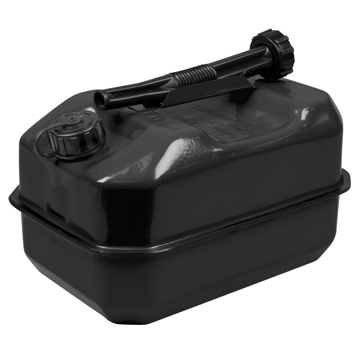 Sealey JC10RB Jerry Can 10L - Black