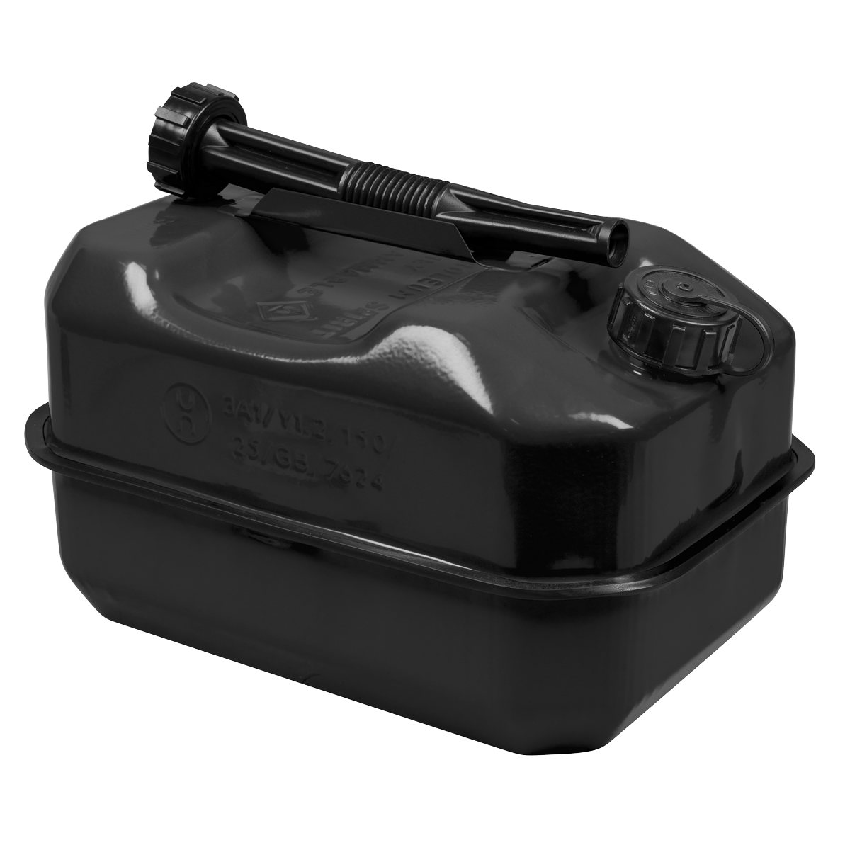 Sealey JC10RB Jerry Can 10L - Black