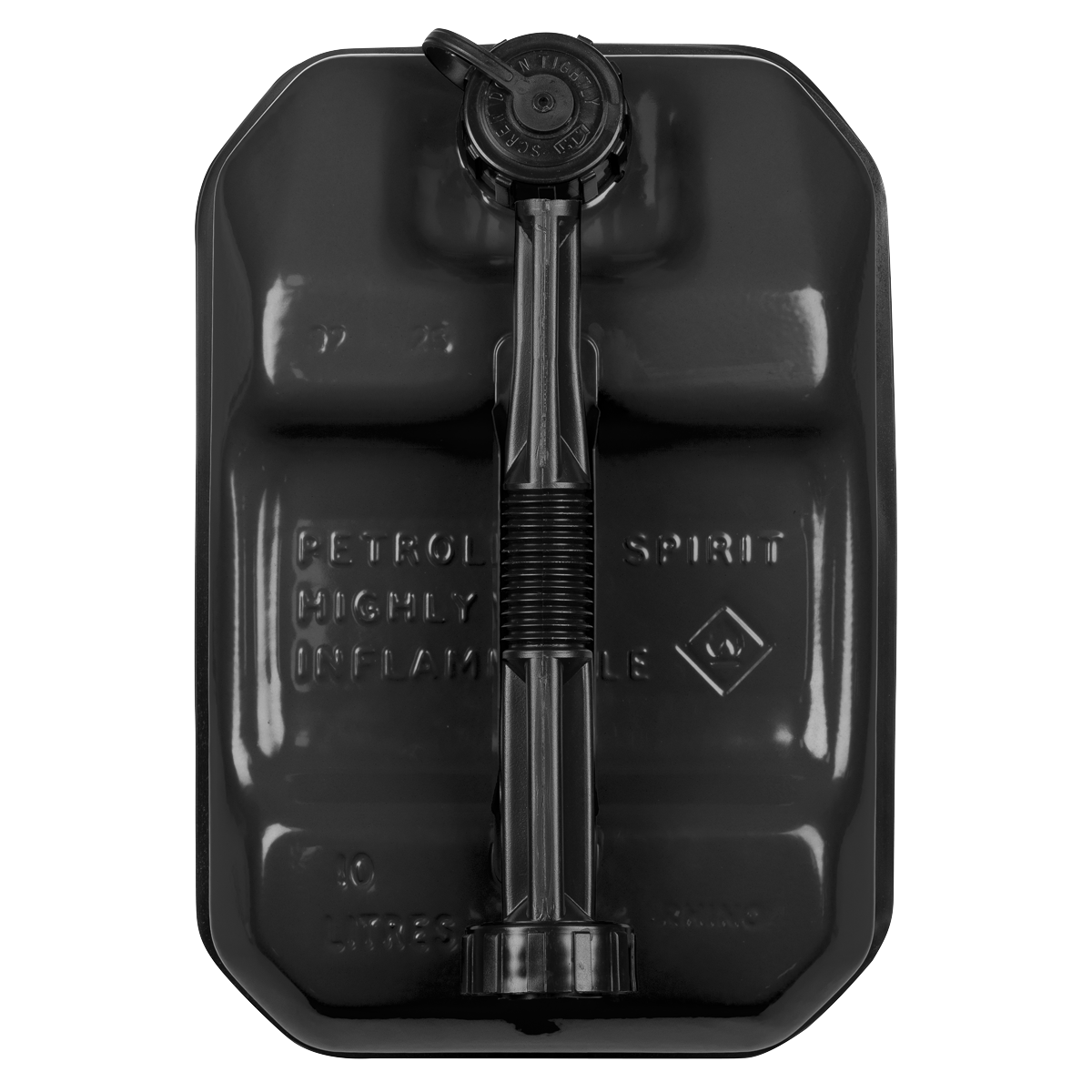 Sealey JC10RB Jerry Can 10L - Black