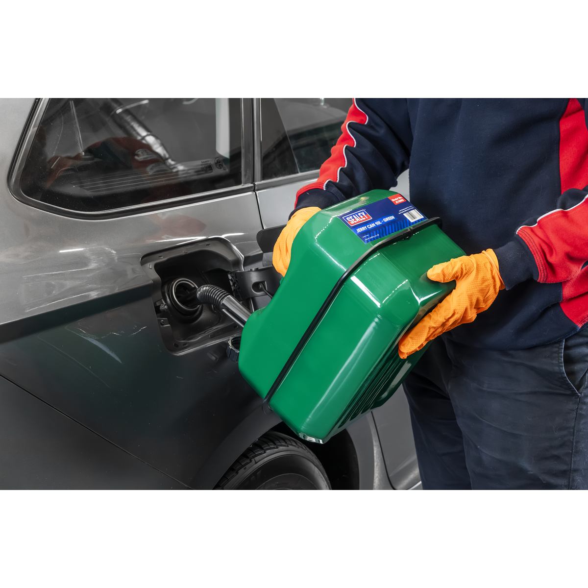 Sealey JC10RG Jerry Can 10L - Green