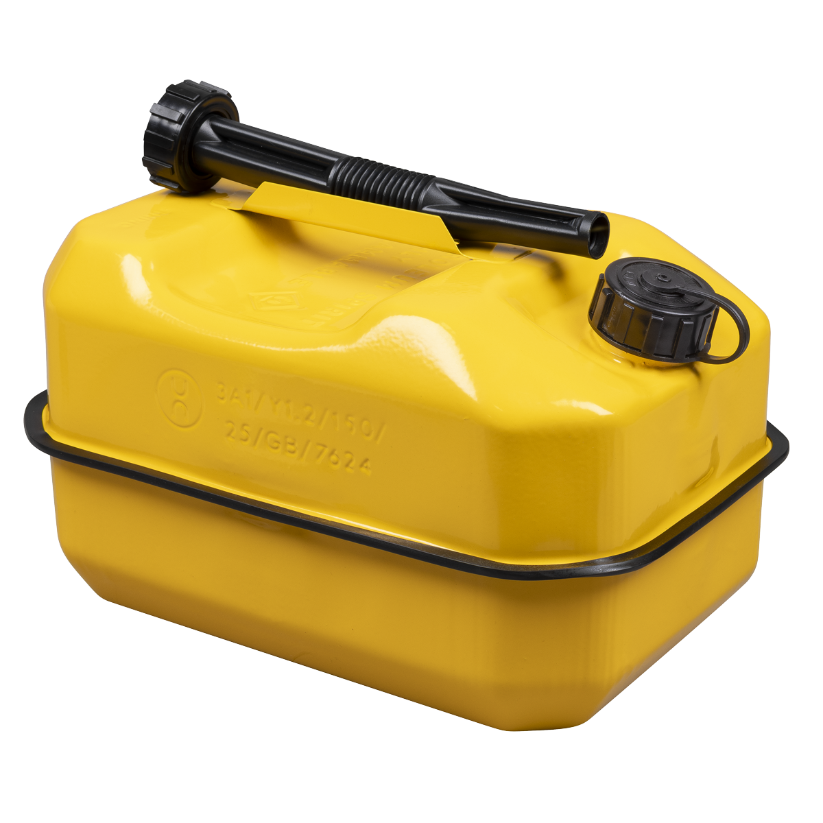 Sealey JC10RY Explosive-Safe Jerry Can 10L - Yellow