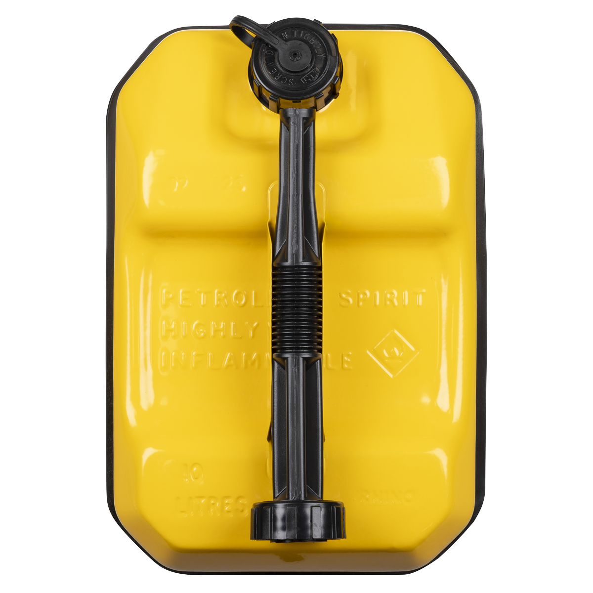 Sealey JC10RY Explosive-Safe Jerry Can 10L - Yellow