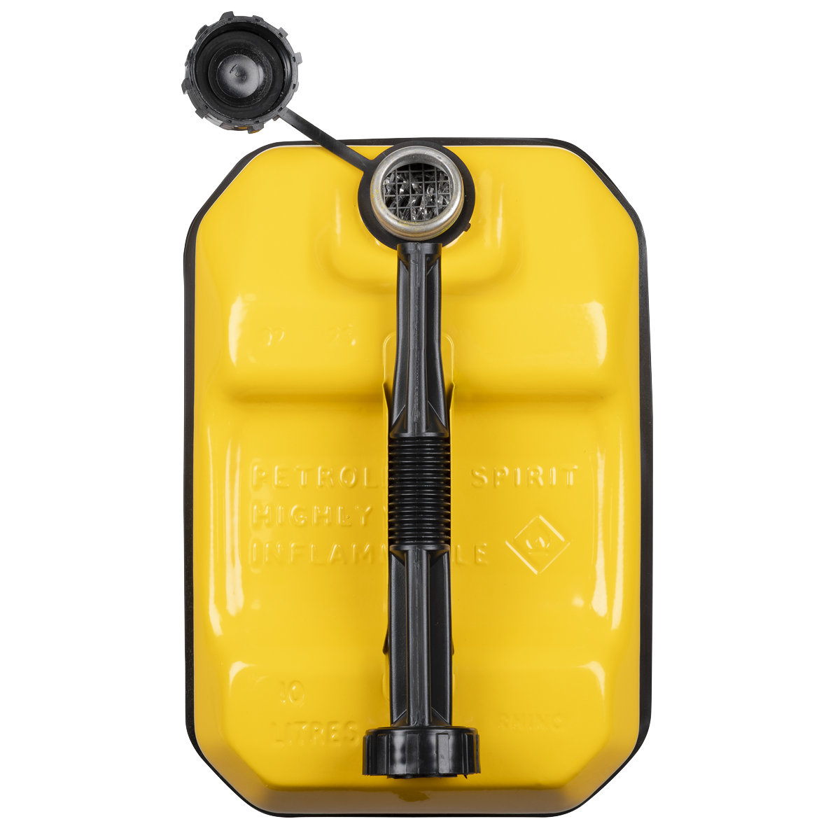 Sealey JC10RY Explosive-Safe Jerry Can 10L - Yellow