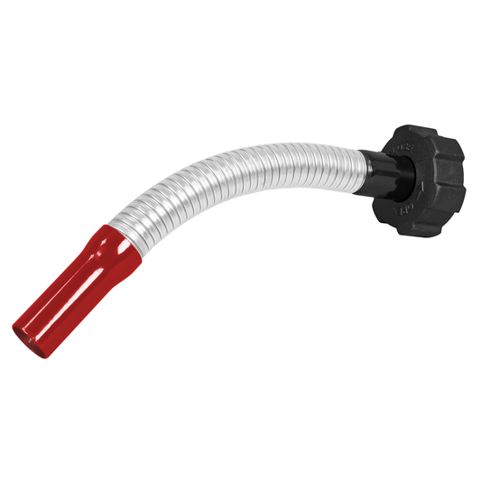 Sealey JC1SCR Flexi Pouring Spout for Screw Cap Jerry Cans - Red
