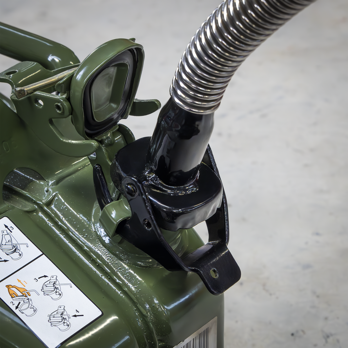 Sealey JC20D/S Flexible Pouring Spout for JC5M, JC10 & JC20 - Black