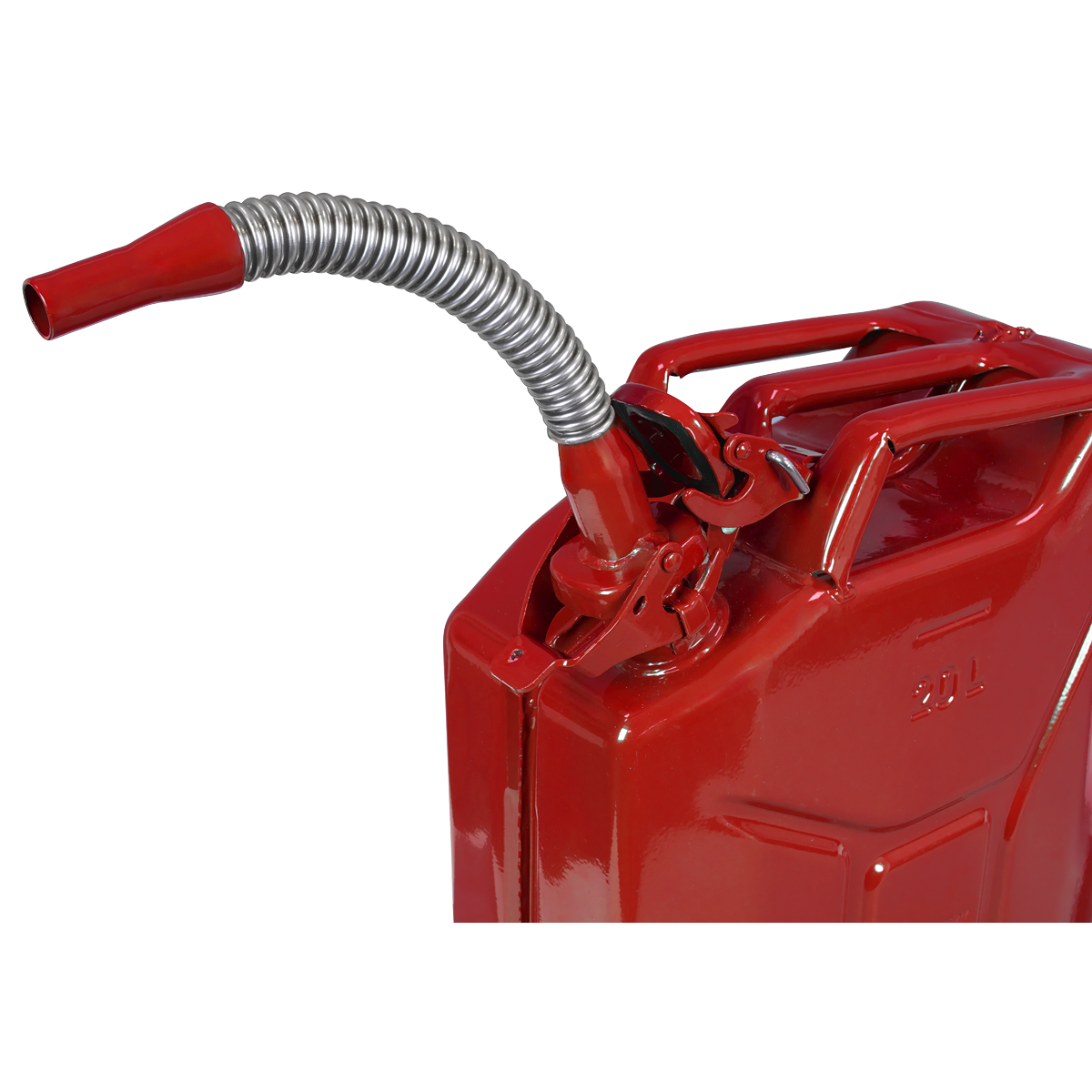 Sealey JC20P/S Flexible Pouring Spout for JC5M, JC10 & JC20 - Red