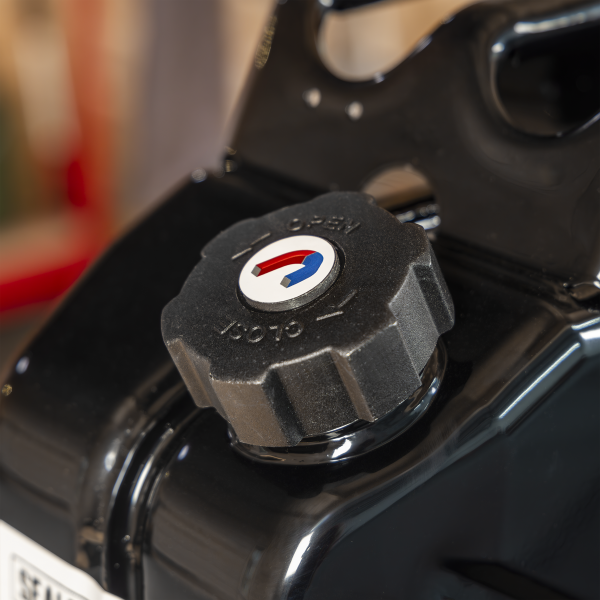 Sealey JC20SCB Screw Cap Metal Jerry Can 20L - Black