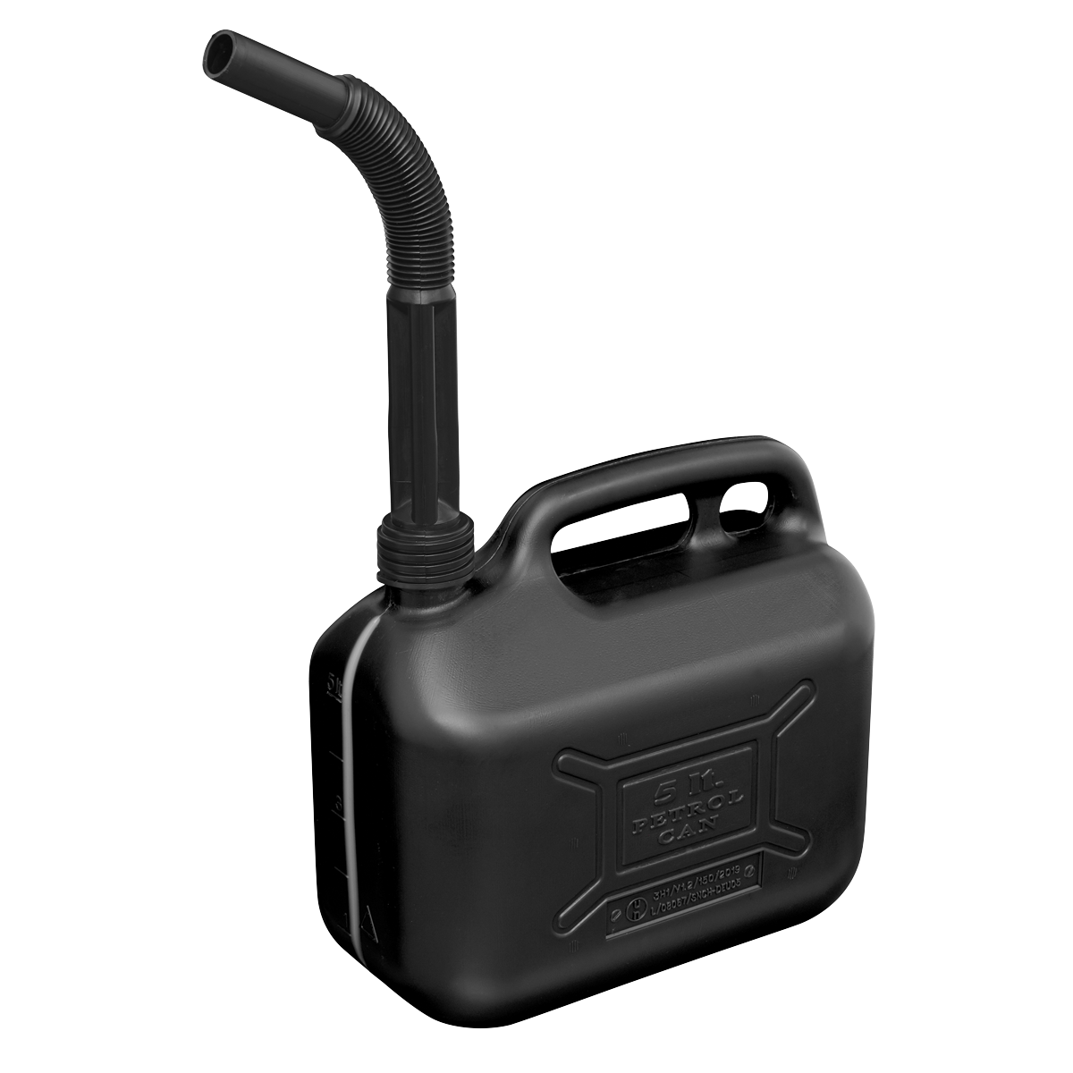 Sealey JC5B Fuel Can 5L - Black
