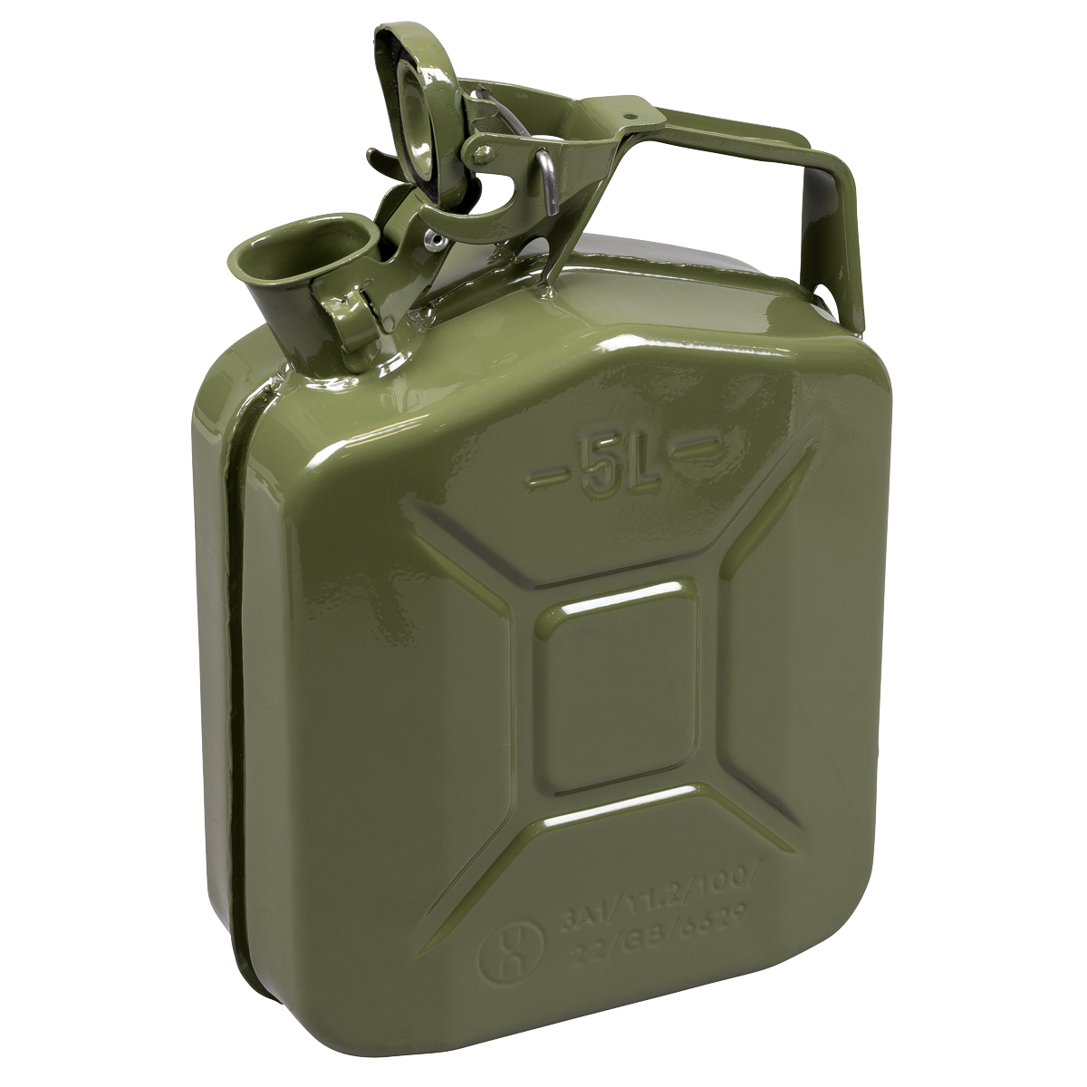Sealey JC5MG Jerry Can 5L - Green