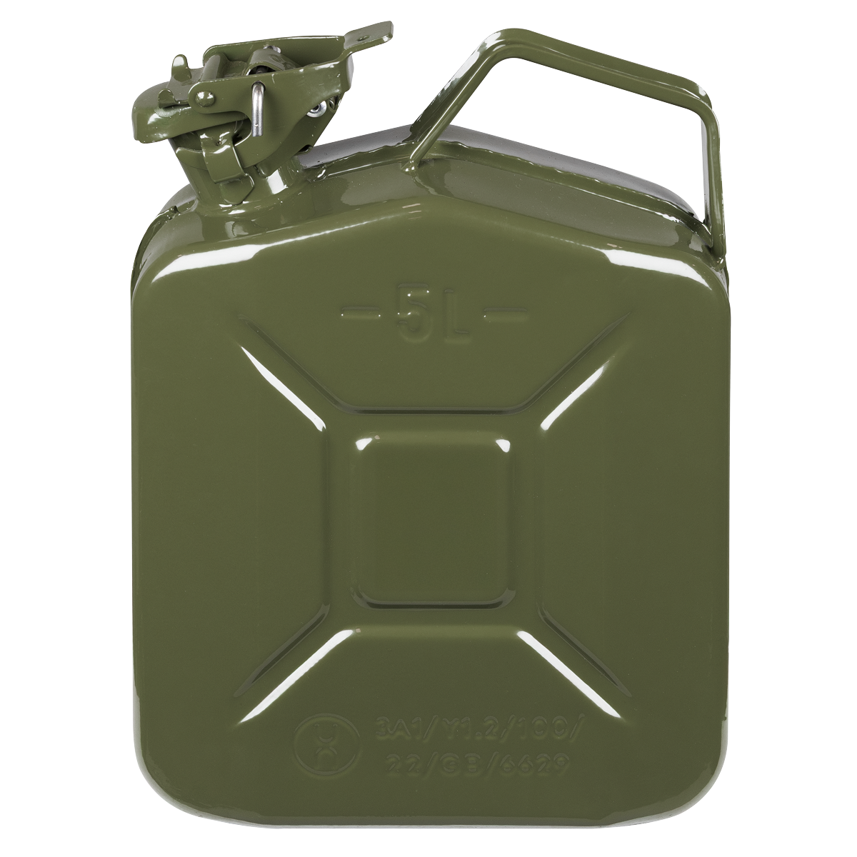 Sealey JC5MG Jerry Can 5L - Green