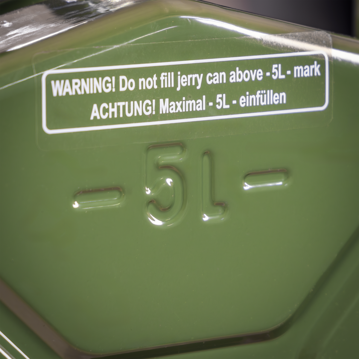 Sealey JC5MG Jerry Can 5L - Green