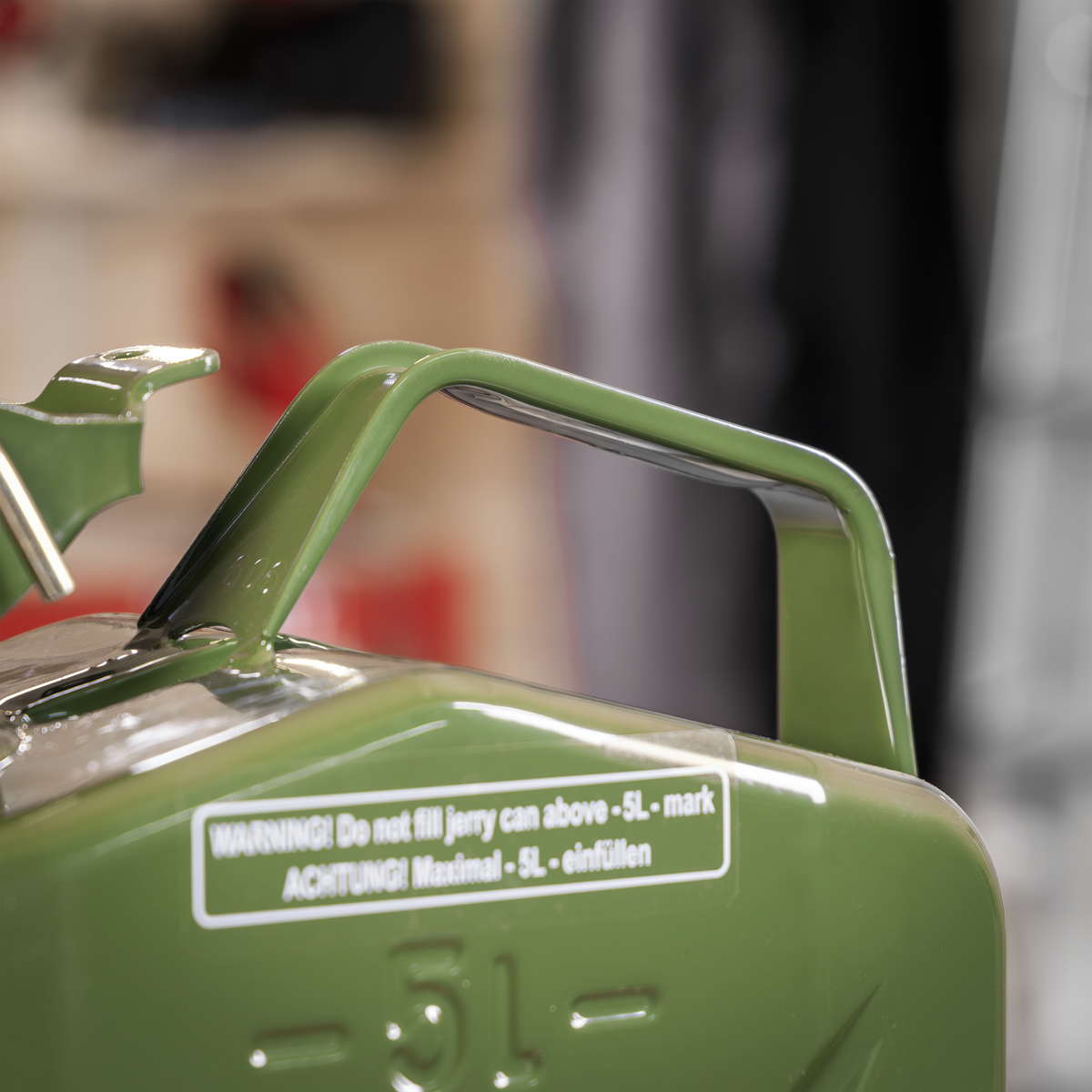Sealey JC5MG Jerry Can 5L - Green