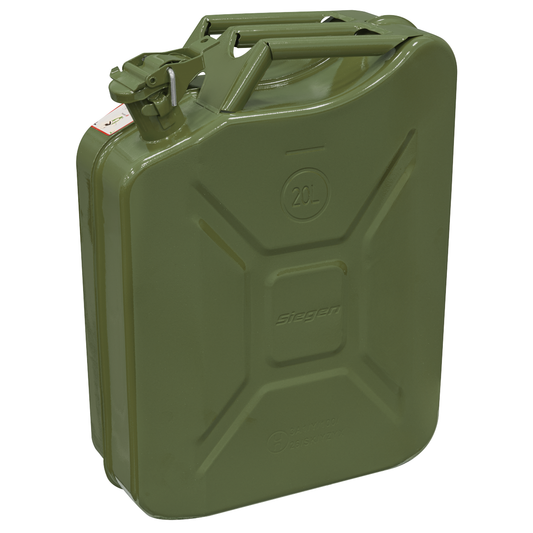 Sealey JCY20G Jerry Can 20L - Green