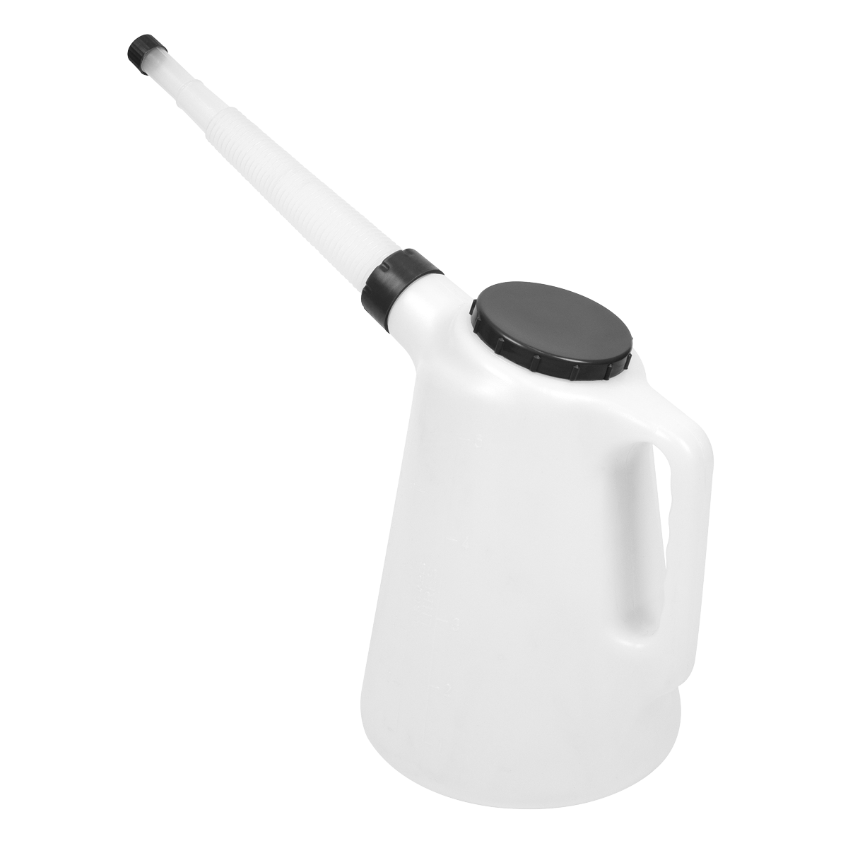 Sealey JDL5SET Oil Containers with Lid & Flexible Spout 5L - Set of 5