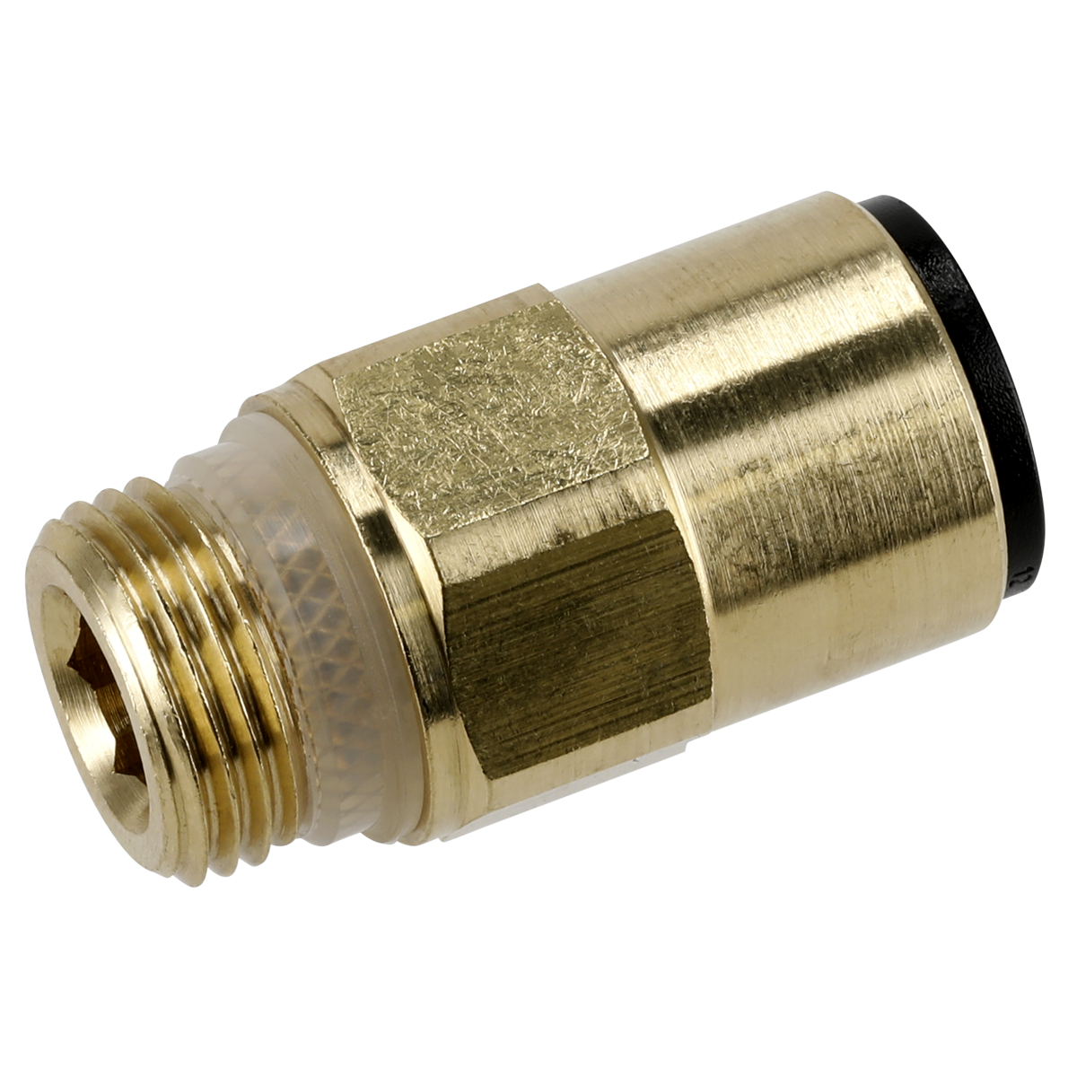 John Guest JGBC1238 John Guest® Brass SuperThread Straight Adaptor 12mm x 3/8"BSP - Pack of 2