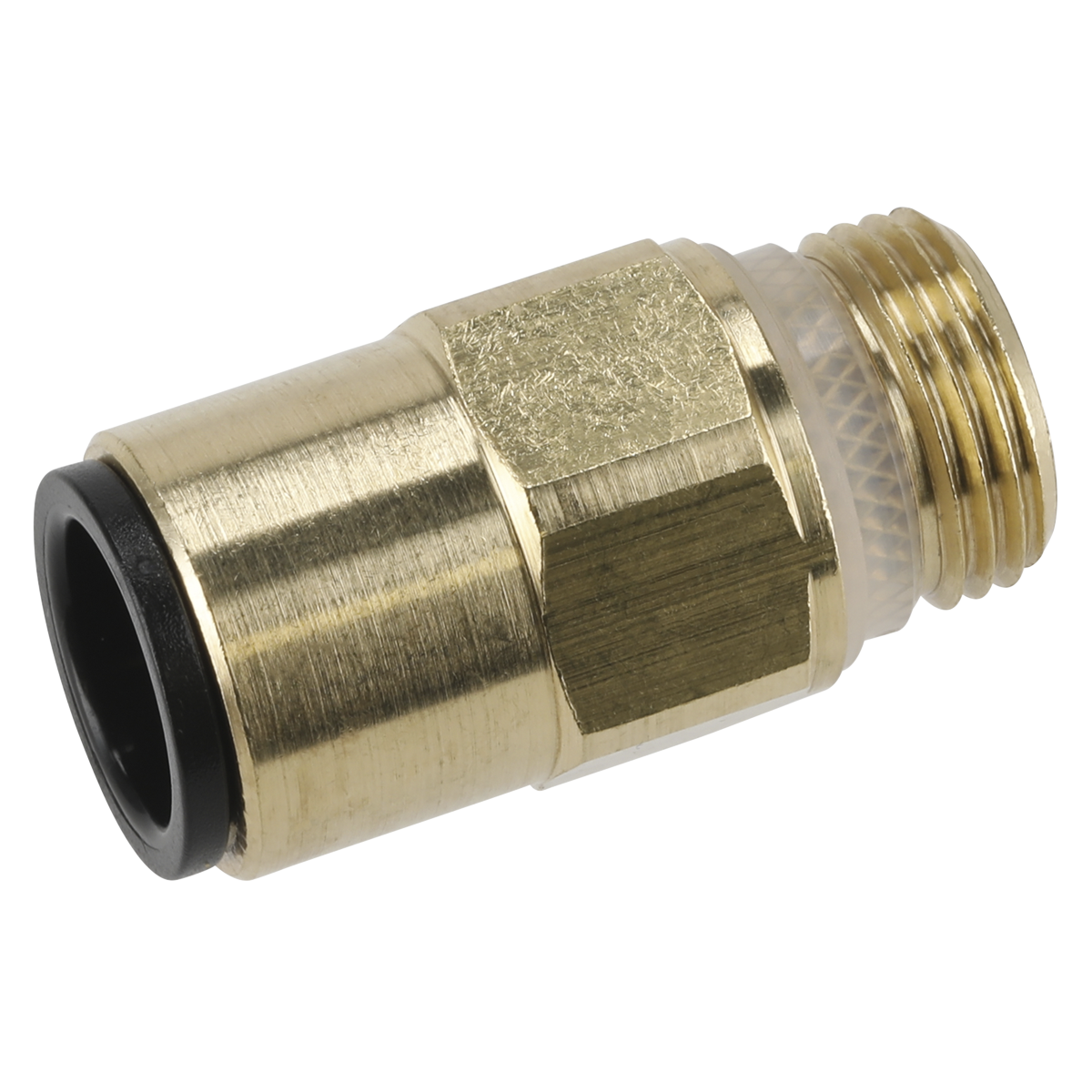 John Guest JGBC1238 John Guest® Brass SuperThread Straight Adaptor 12mm x 3/8"BSP - Pack of 2