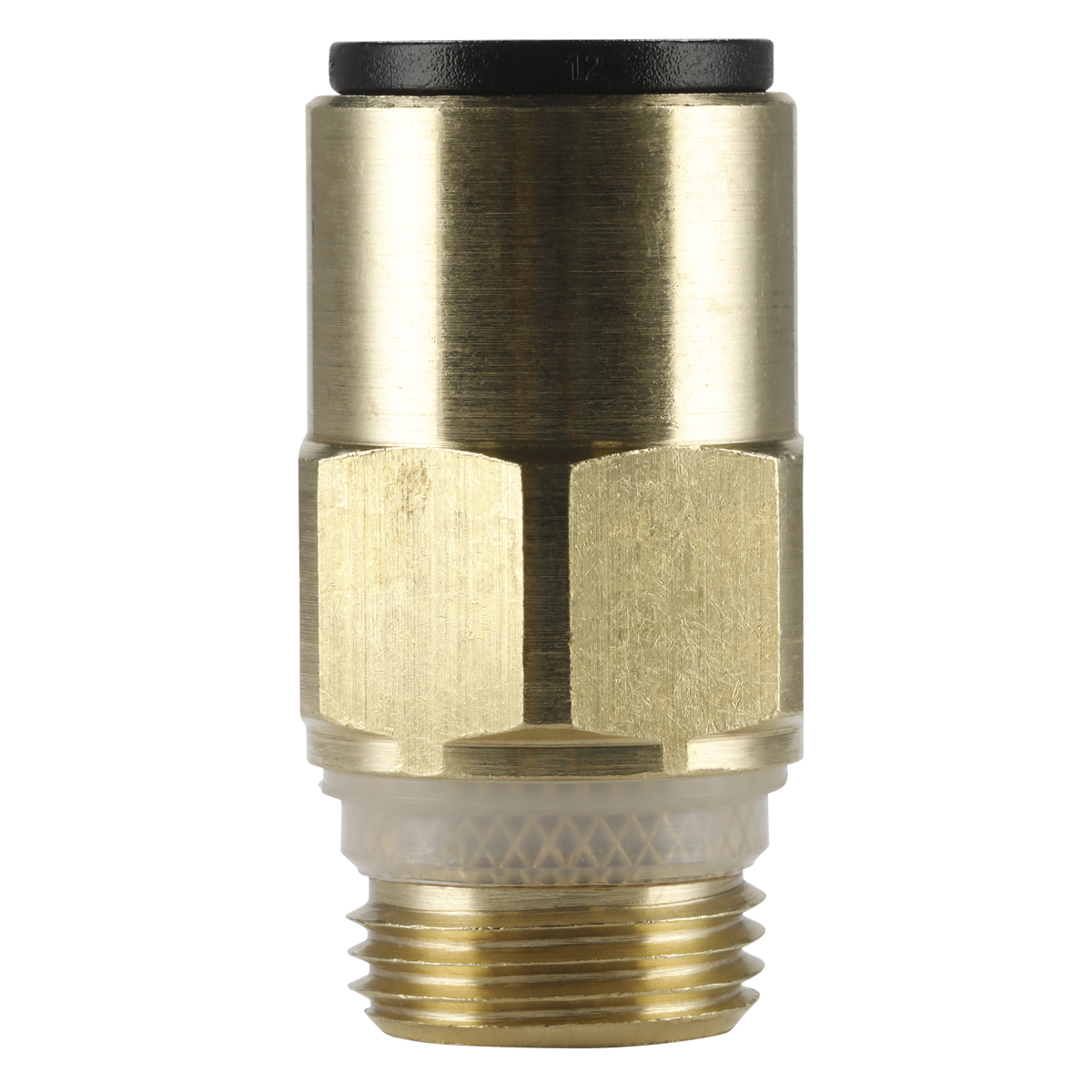 John Guest JGBC1238 John Guest® Brass SuperThread Straight Adaptor 12mm x 3/8"BSP - Pack of 2