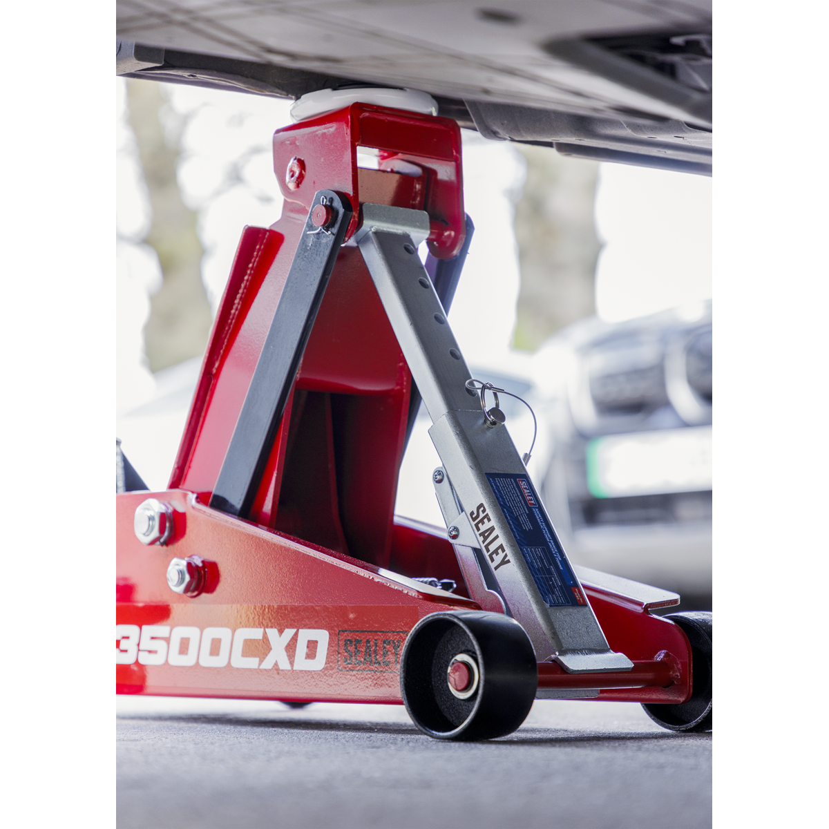 Sealey JLB3 Safety Support Brace for Hydraulic Floor Jacks 3 Tonne