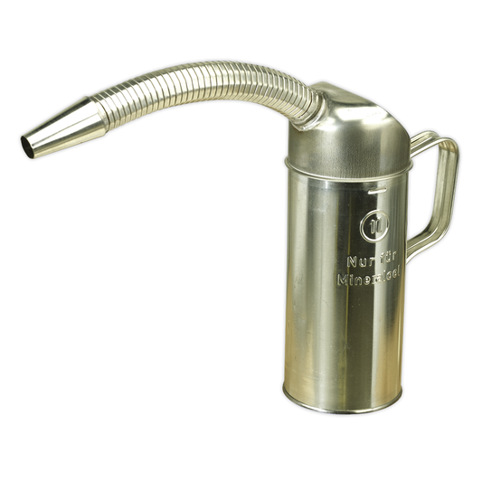Sealey JM1F Metal Measuring Jug with Flexible Spout 1L
