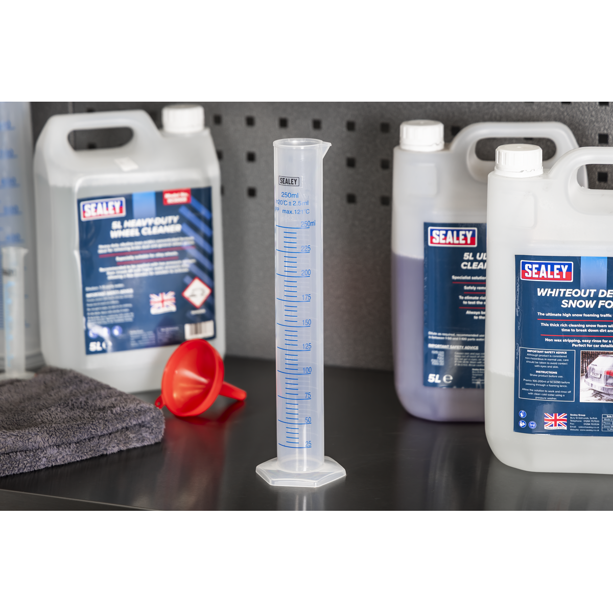 Sealey JMC05 Graduated Measuring Cylinder Set 5pc