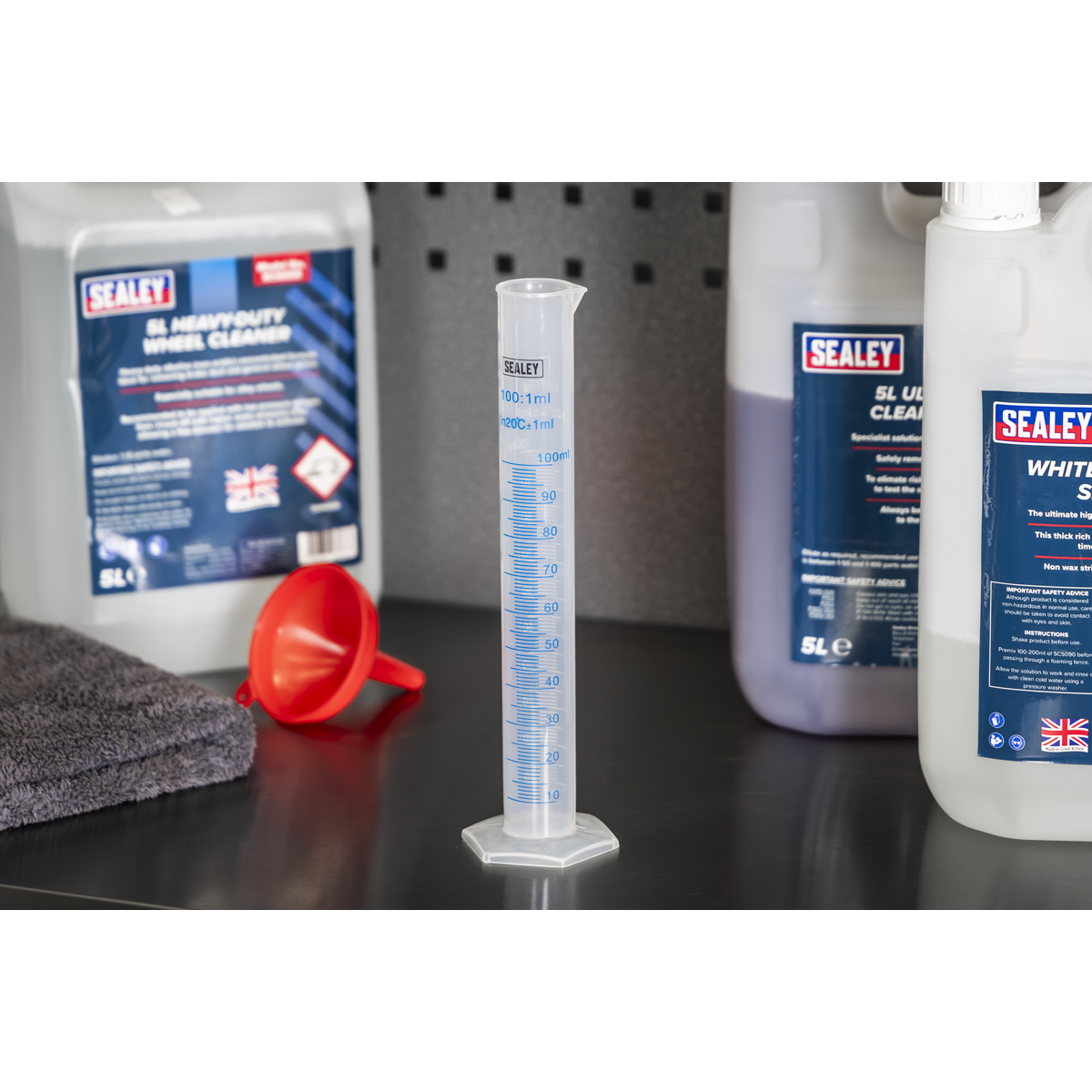 Sealey JMC05 Graduated Measuring Cylinder Set 5pc