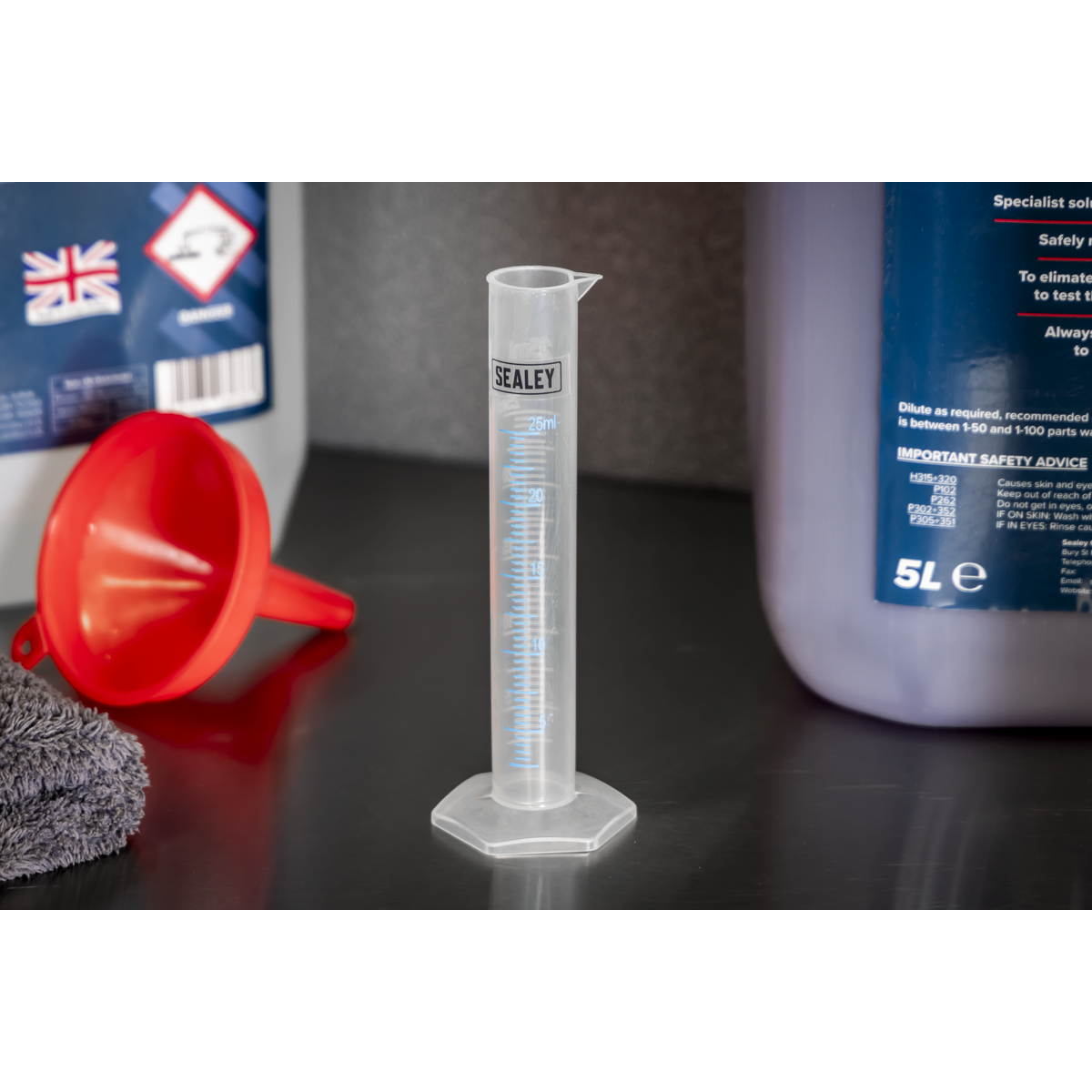 Sealey JMC05 Graduated Measuring Cylinder Set 5pc