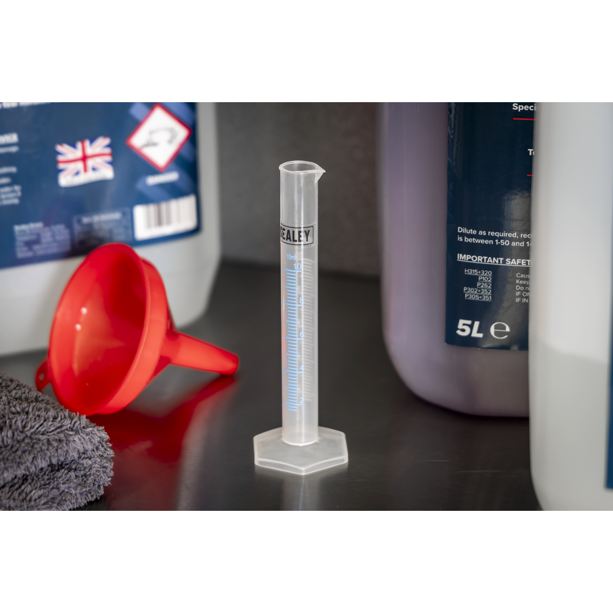 Sealey JMC05 Graduated Measuring Cylinder Set 5pc