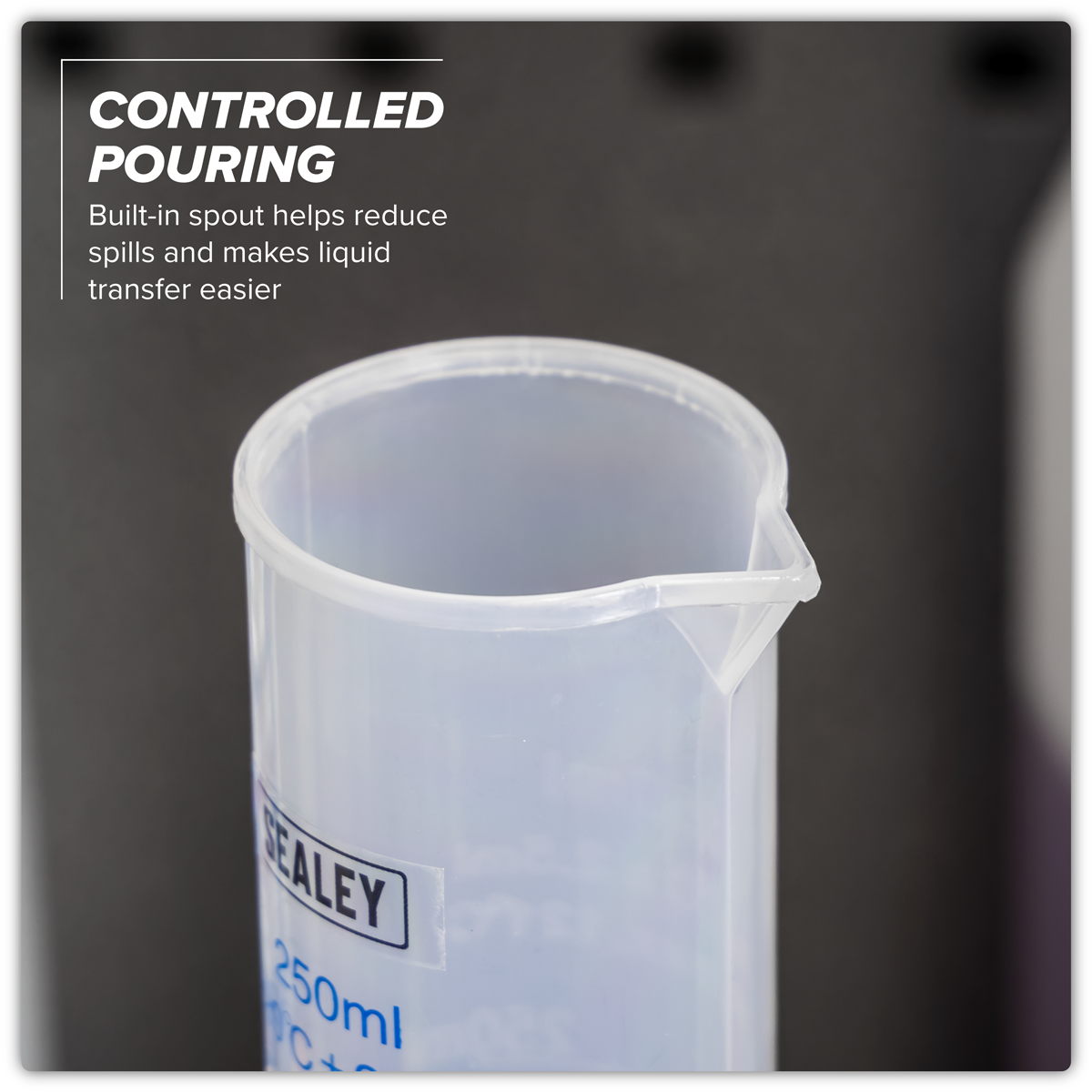 Sealey JMC05 Graduated Measuring Cylinder Set 5pc