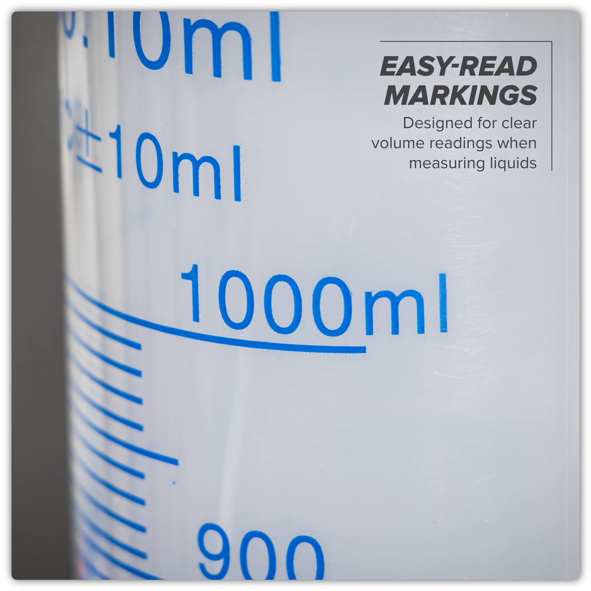 Sealey JMC100 Measuring Cylinder Graduated 1000ml