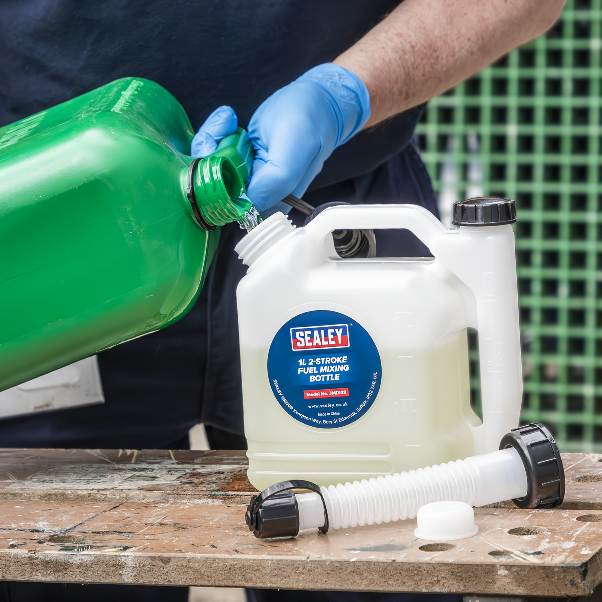 Sealey JMIX02 2-Stroke Fuel Mixing Bottle 1L