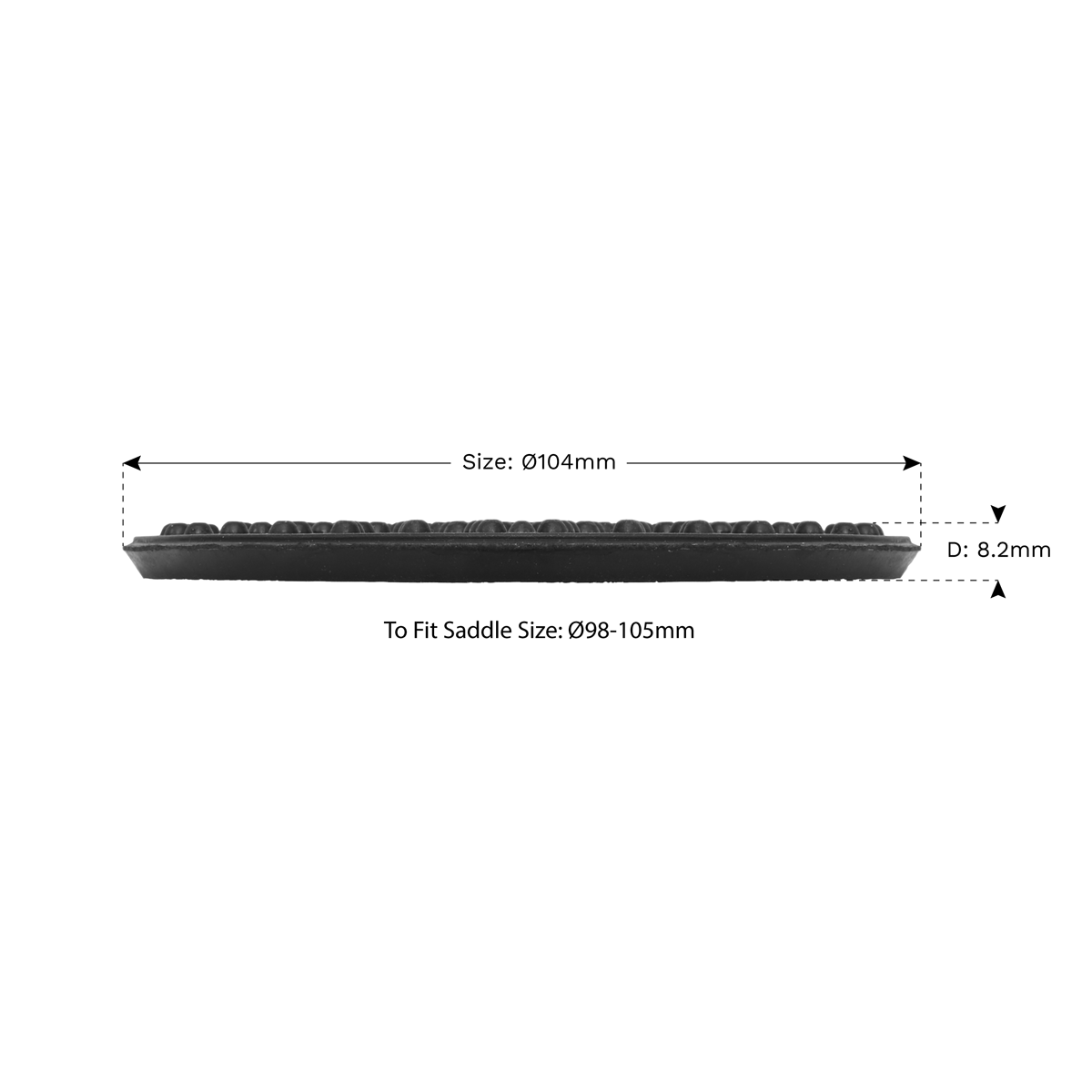Sealey JP15 Safety Rubber Jack Pad - Type B