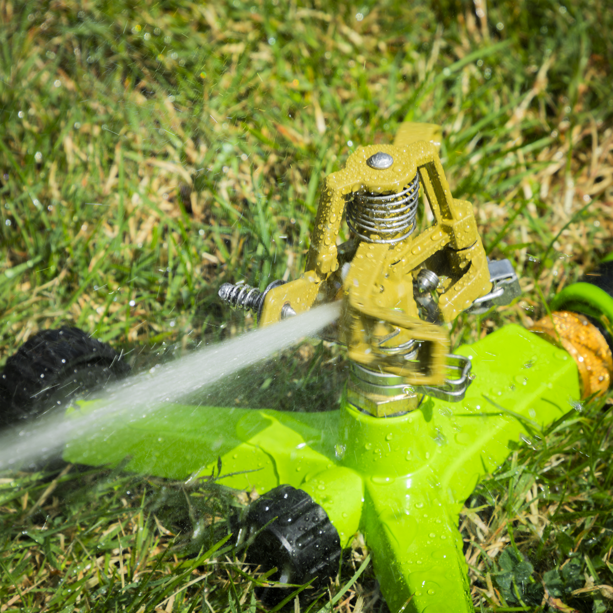 Sealey JS2034 Pulsating Sprinkler with Metal Wheeled Base