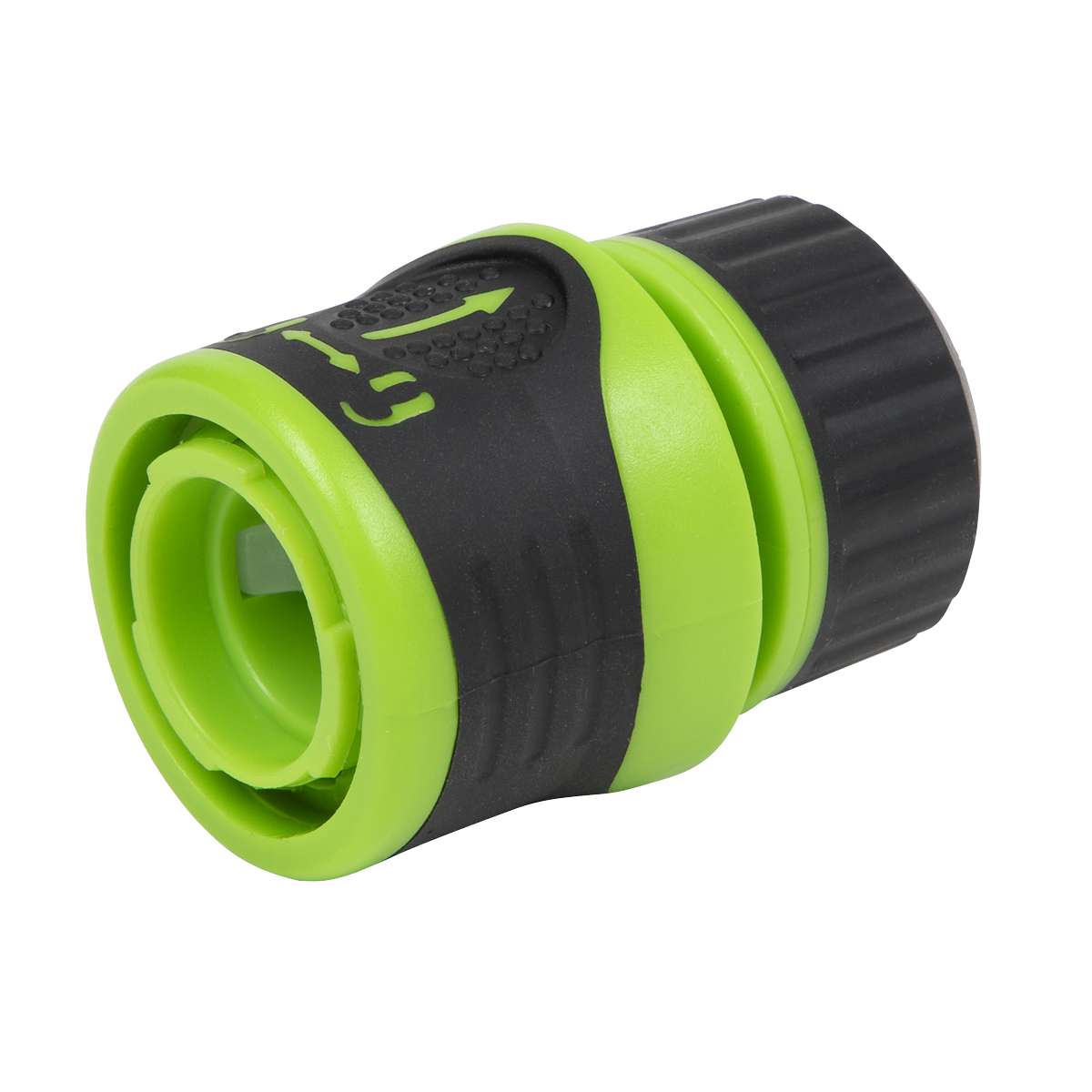 Sealey JS3051 Soft-Touch Hose Connector With Water Stop & Lock 1/2"-5/8"