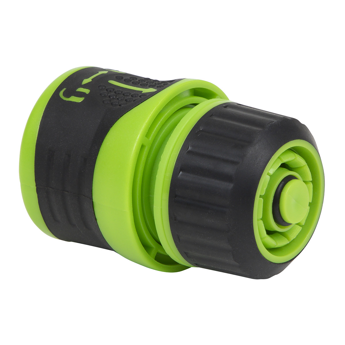 Sealey JS3051 Soft-Touch Hose Connector With Water Stop & Lock 1/2"-5/8"