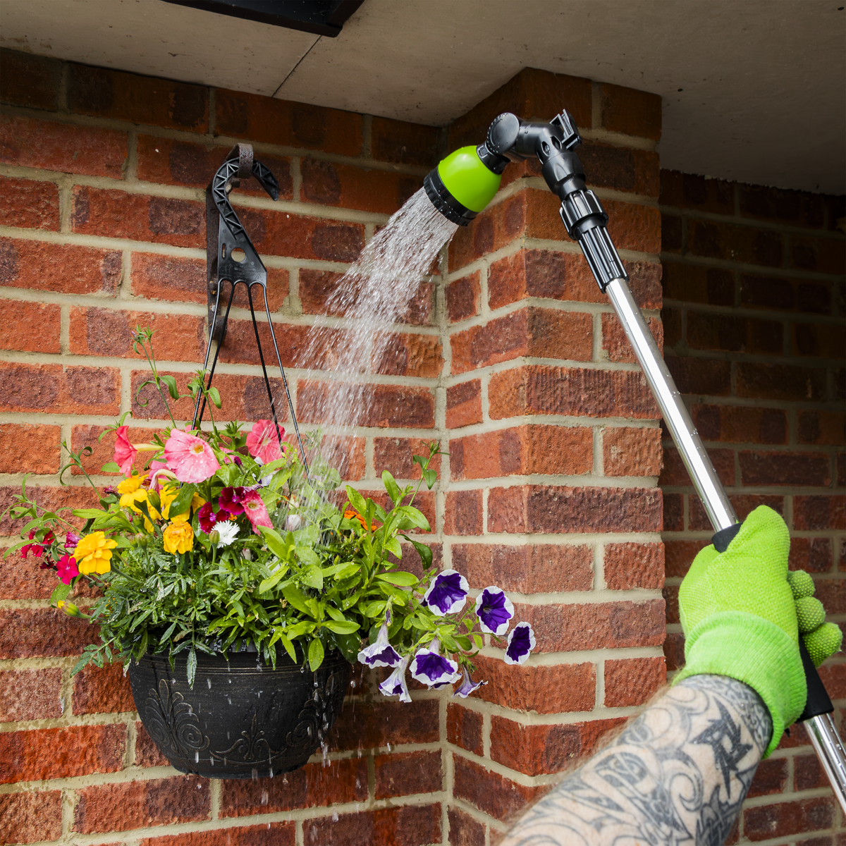 Sealey JS9286 Telescopic Lance 6-Pattern Spray Head 1.4m
