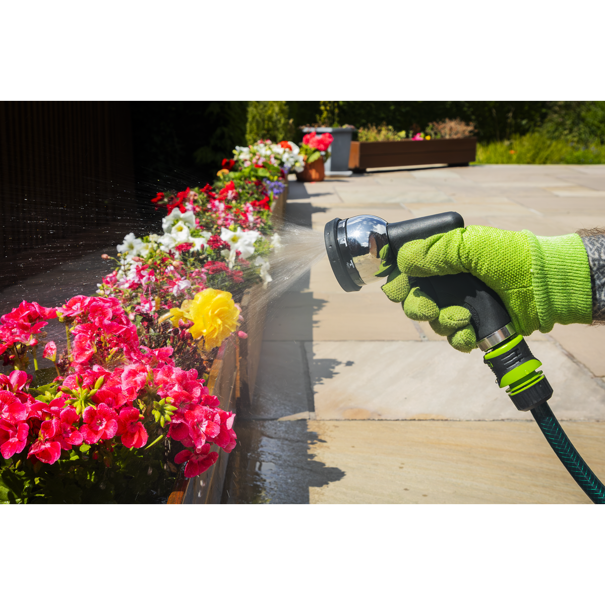 Sealey JS9562 Spray Gun With Soft Grip Handle 10-Pattern