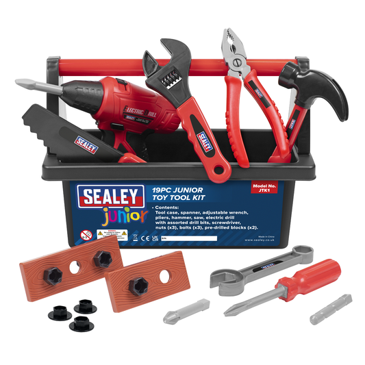 Sealey JTK1 Junior Toy Tool Set 19pc