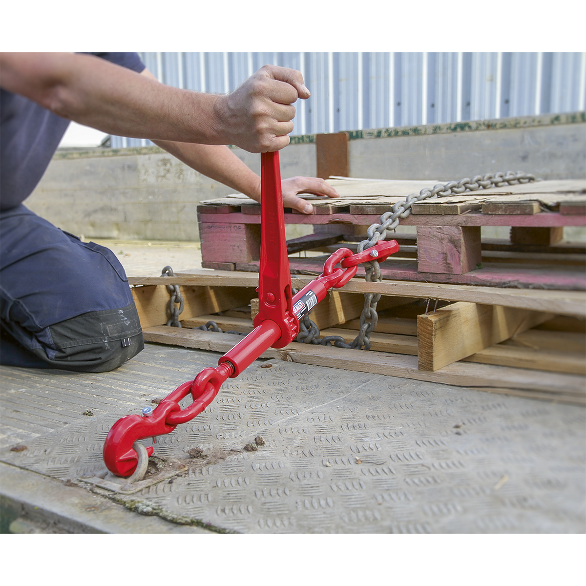 Sealey LB002 Ratchet Load Binder 9.5-12.7mm 4200kg Capacity