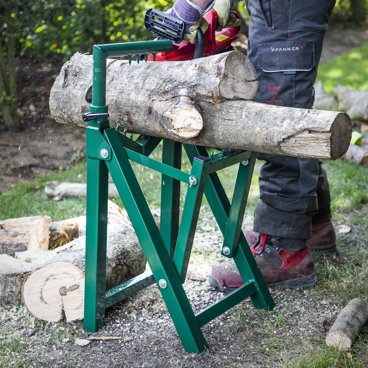 Sealey LC300ST Heavy-Duty Log Stand 230mm Capacity
