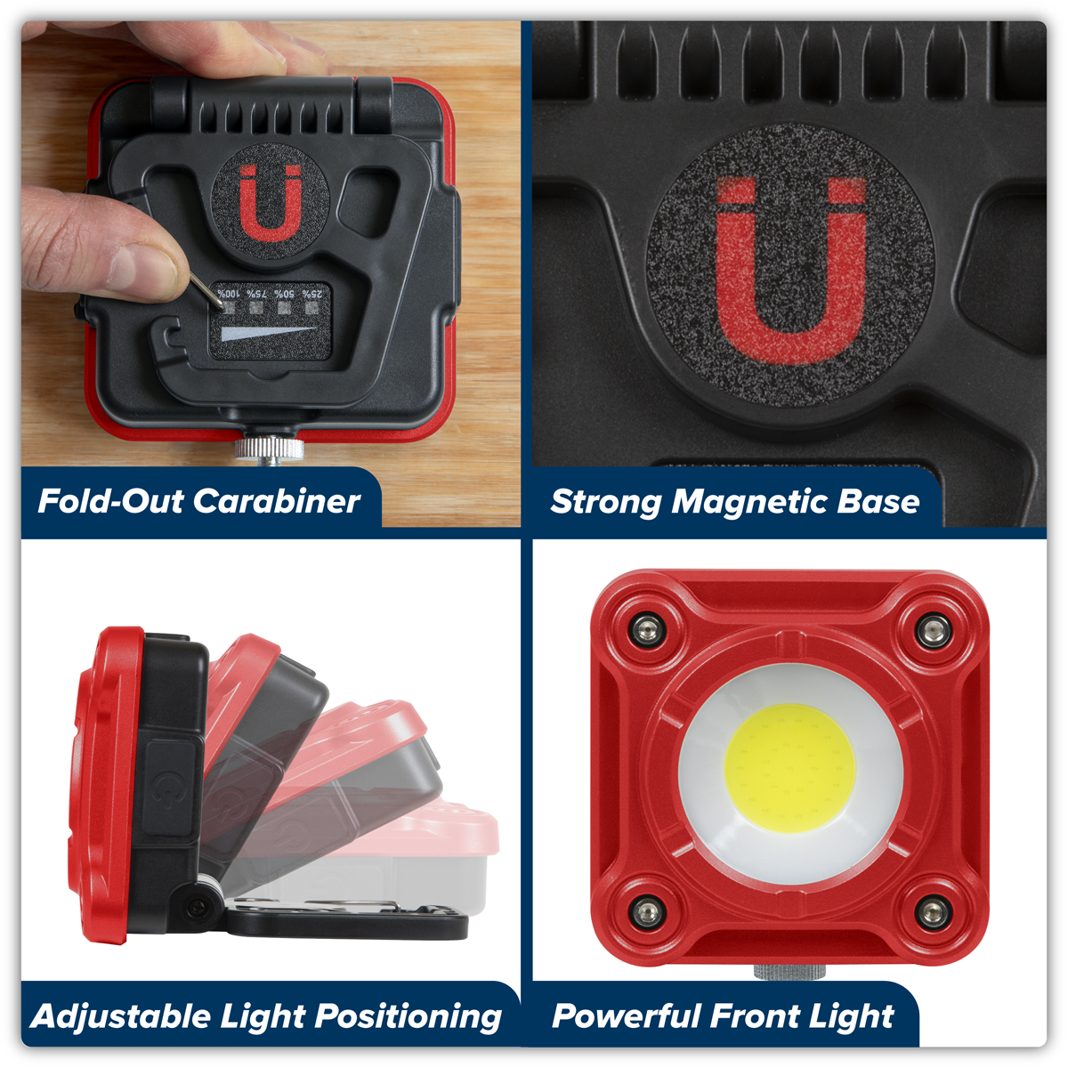 Sealey LED1000 Rechargeable Pocket Floodlight 10W COB LED