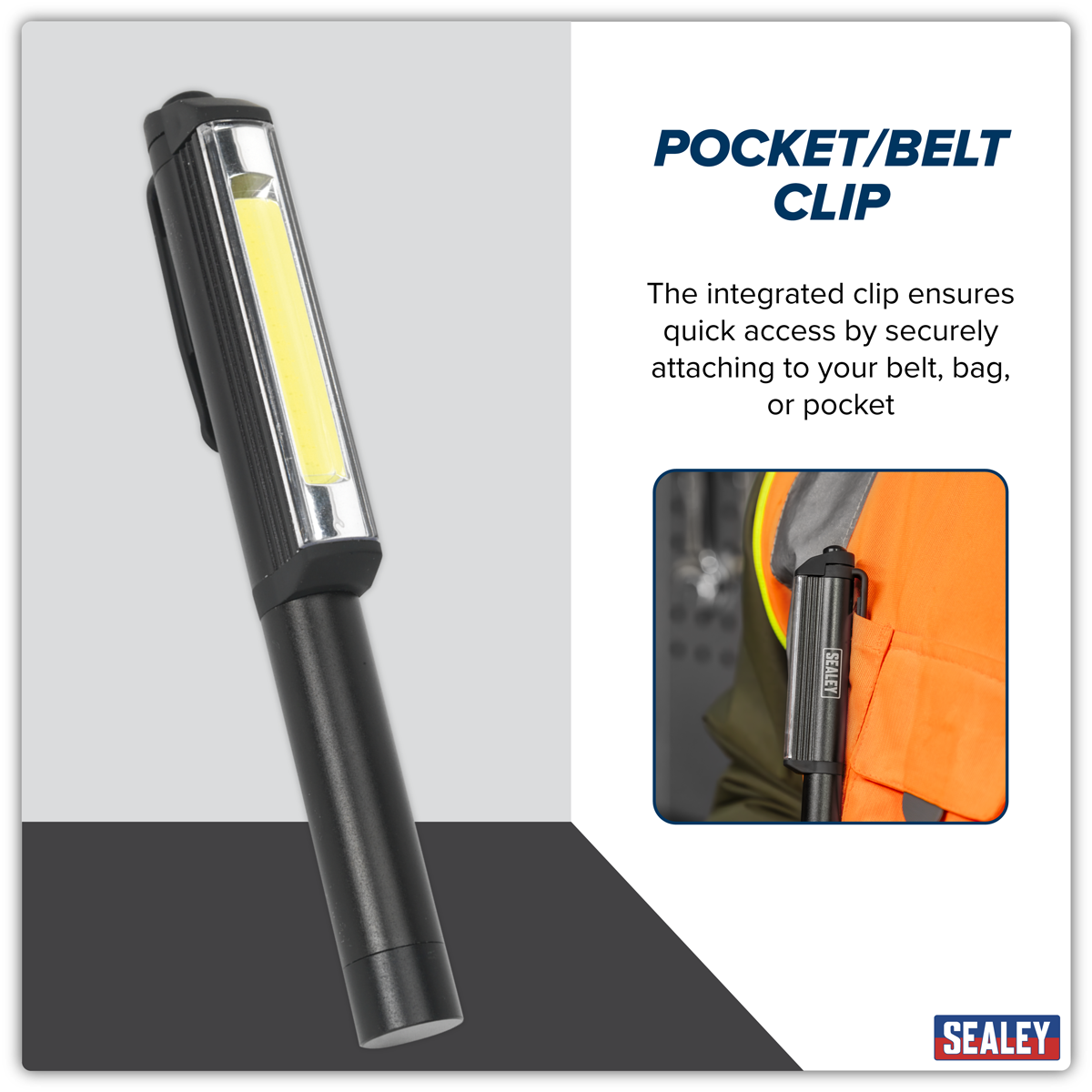 Sealey LED125 Penlight 3W COB LED