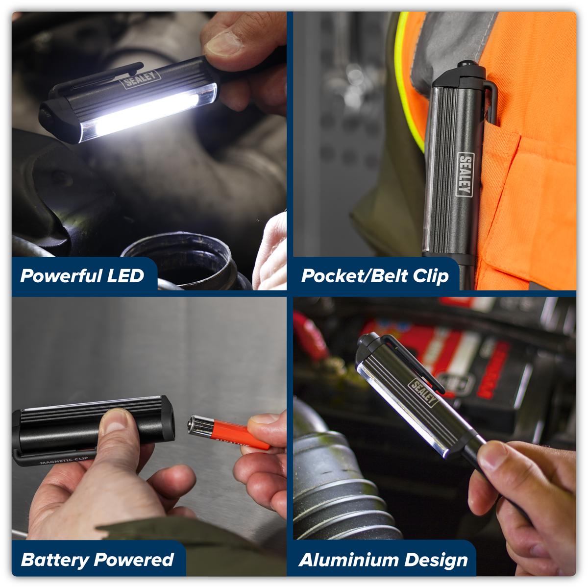 Sealey LED125 Penlight 3W COB LED