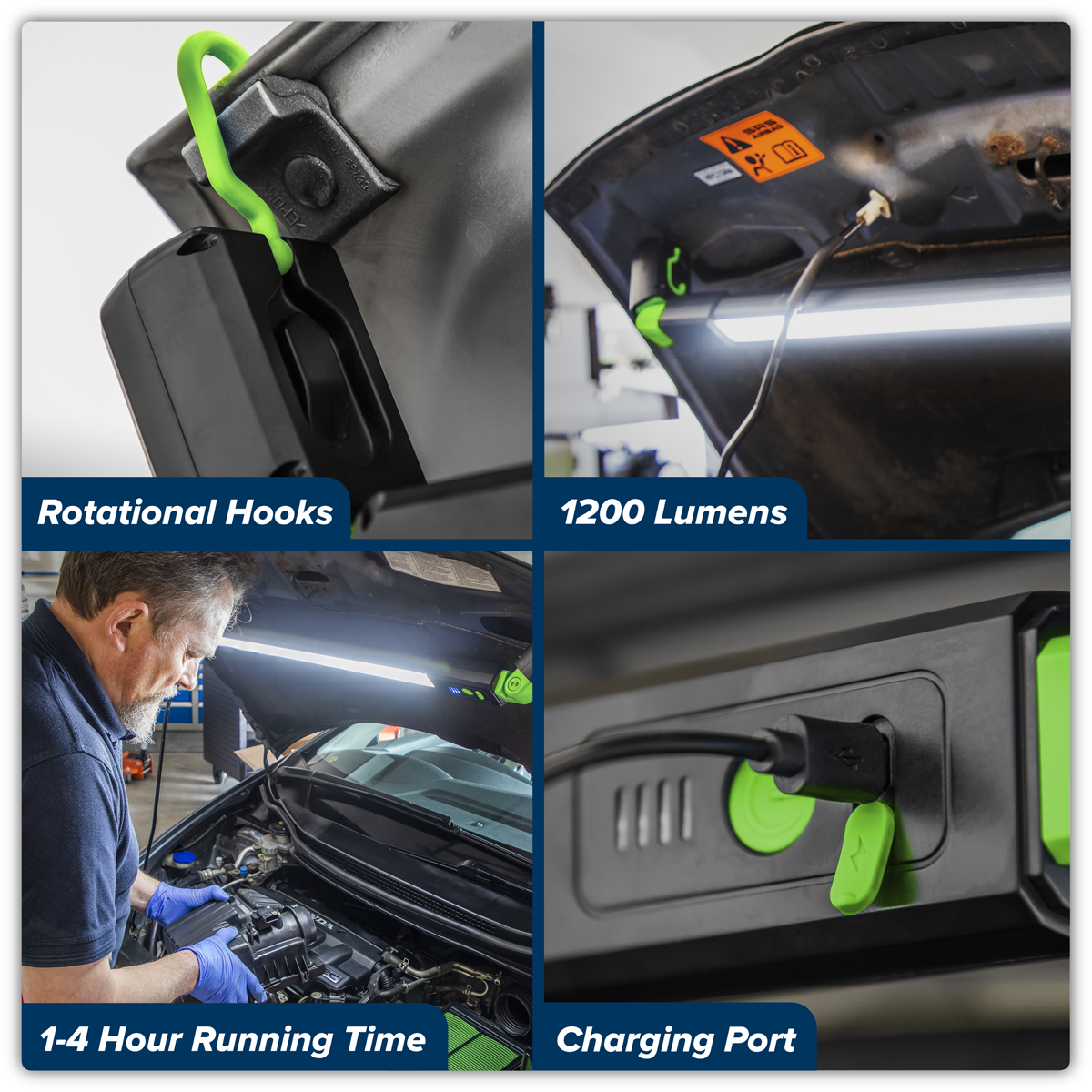 Sealey LED139 Under-Bonnet Rechargeable Light 13W SMD LED