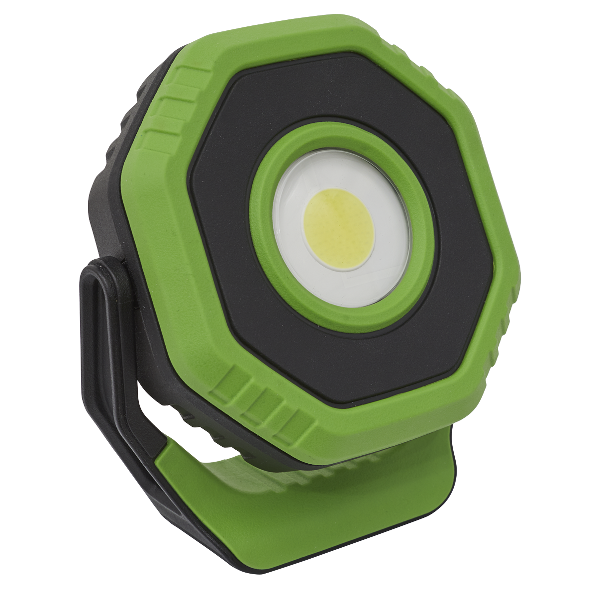 Sealey LED1400P 360° Rechargeable Pocket Floodlight with Magnet 14W COB LED - Green