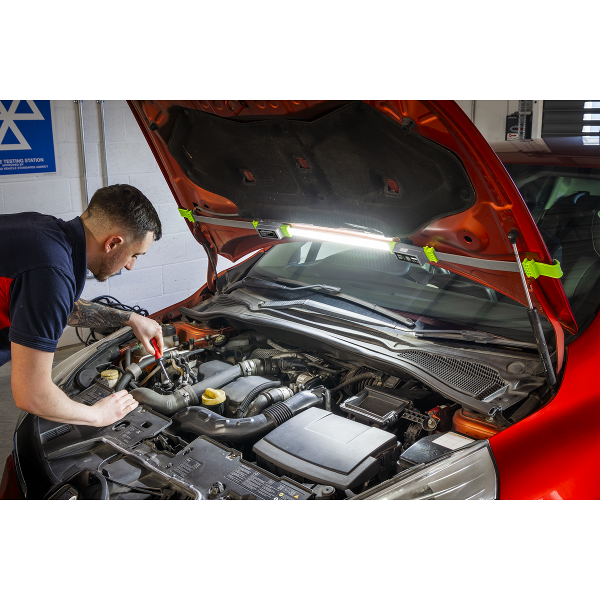 Sealey LED142 Rechargeable Flexible Under-Bonnet Light 10W COB LED