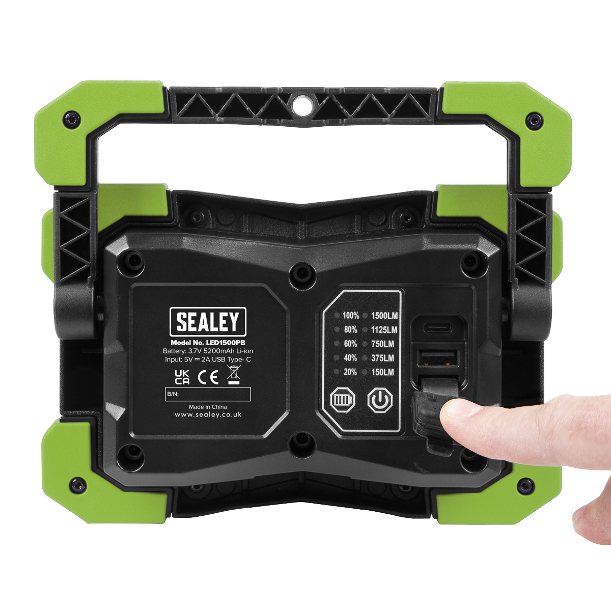 Sealey LED1500PB Portable Floodlight & Power Bank 15W COB LED