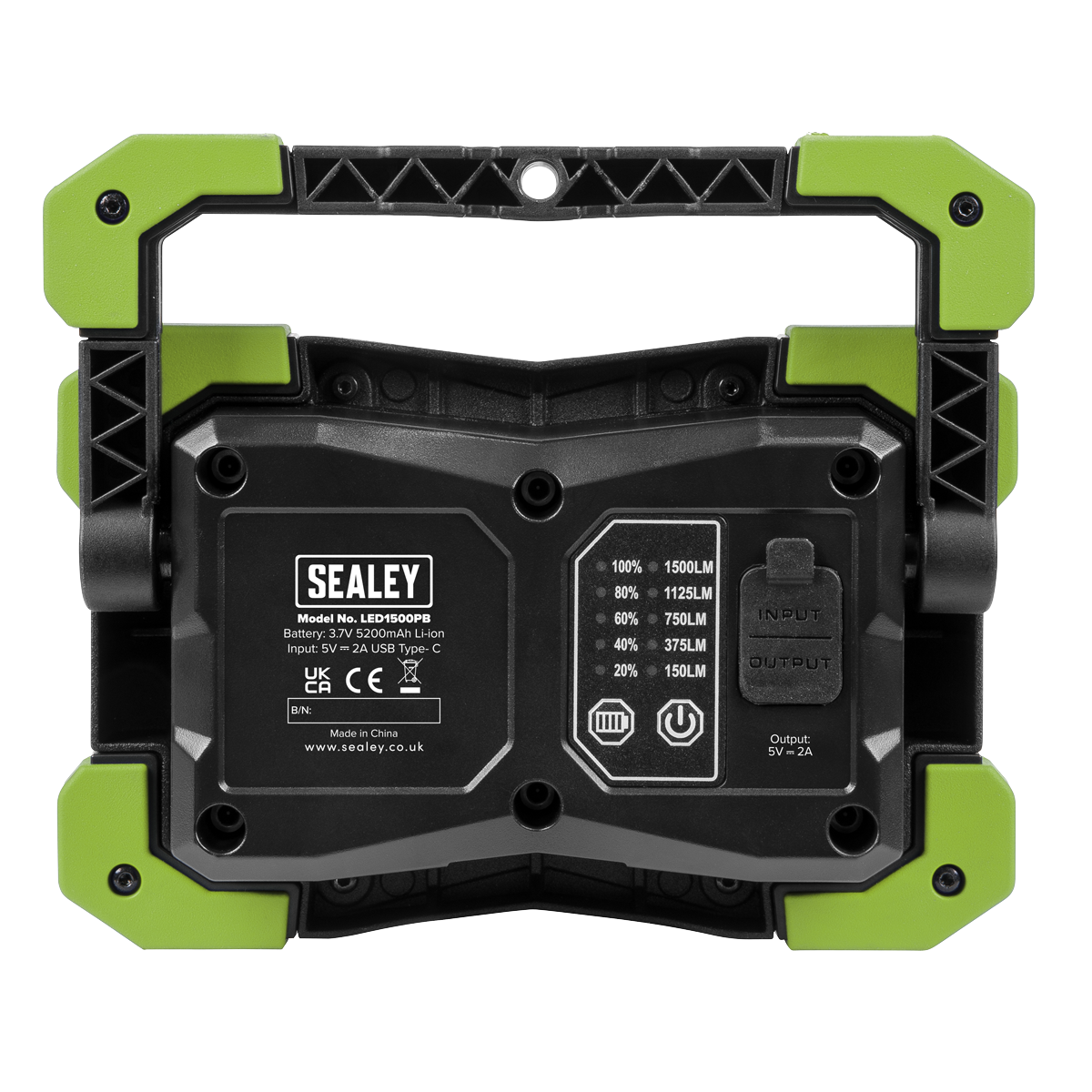 Sealey LED1500PB Portable Floodlight & Power Bank 15W COB LED