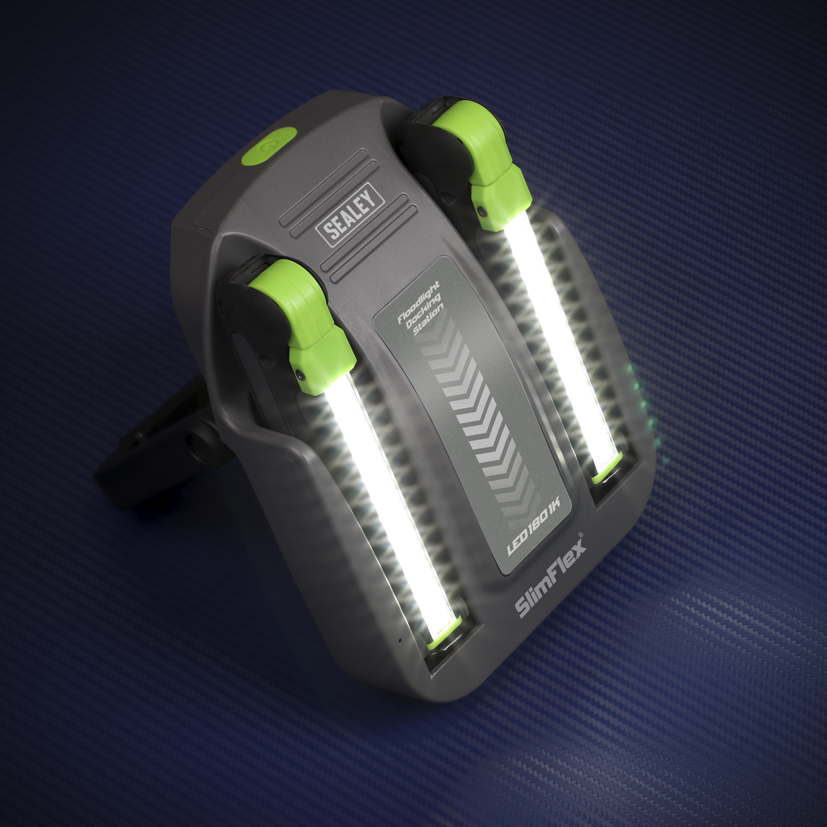 Sealey LED1801K Rechargeable Floodlight/Folding Inspection Light Docking Station Kit