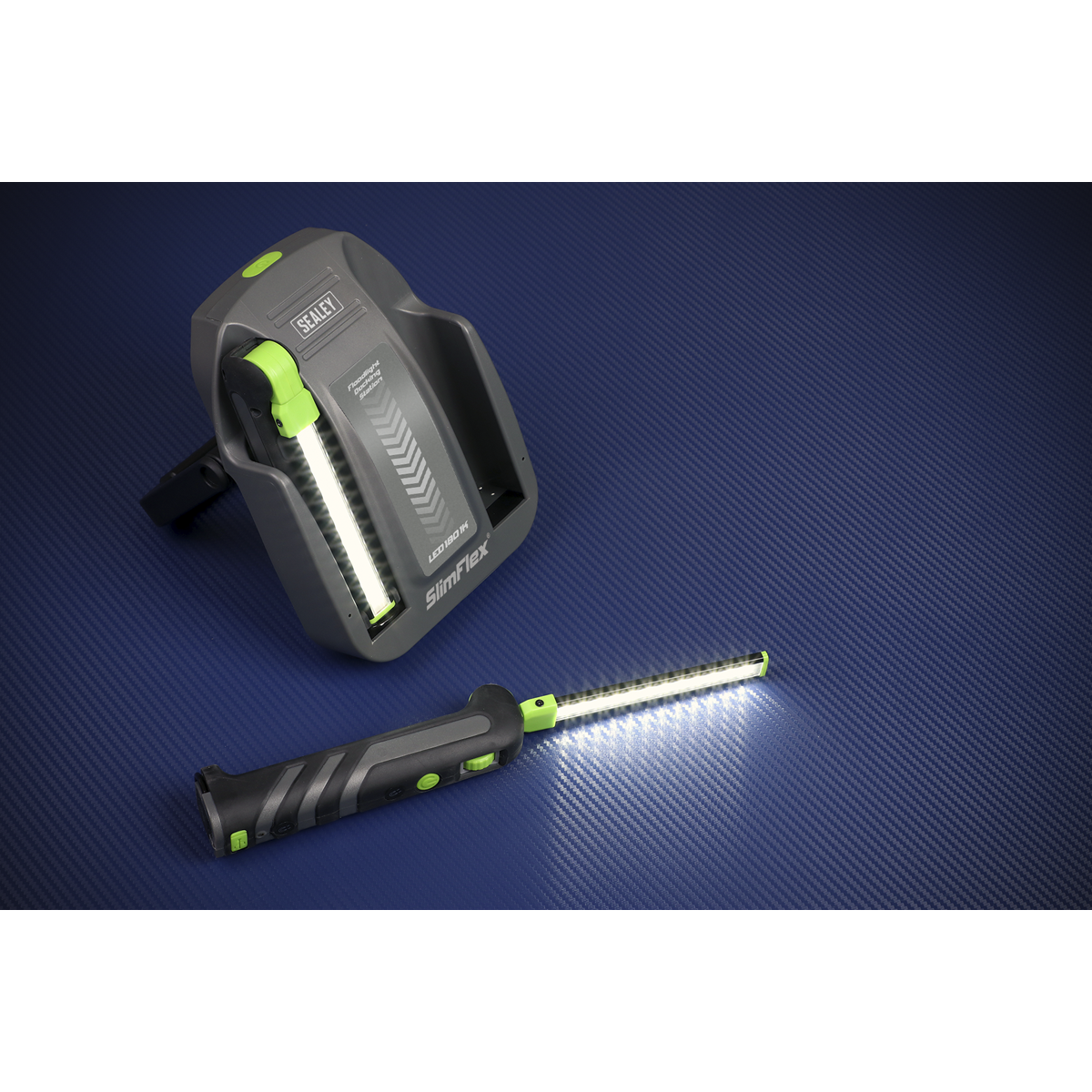 Sealey LED1801K Rechargeable Floodlight/Folding Inspection Light Docking Station Kit