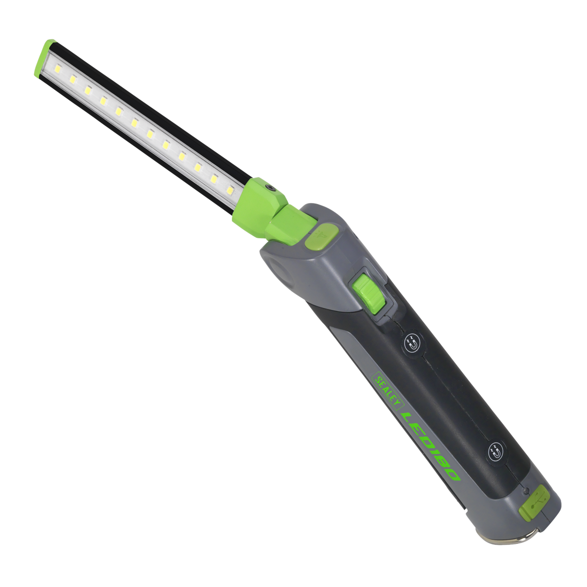 Sealey LED180 Rechargeable Slim Folding Inspection Light 4W & 1W SMD LED